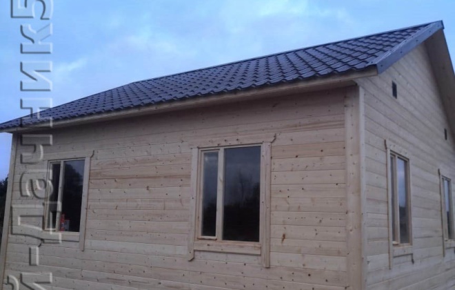 4 два каркасно-щитовых дома 6×6, 36 м², Лен. область, деревня Немятово-2 (2)